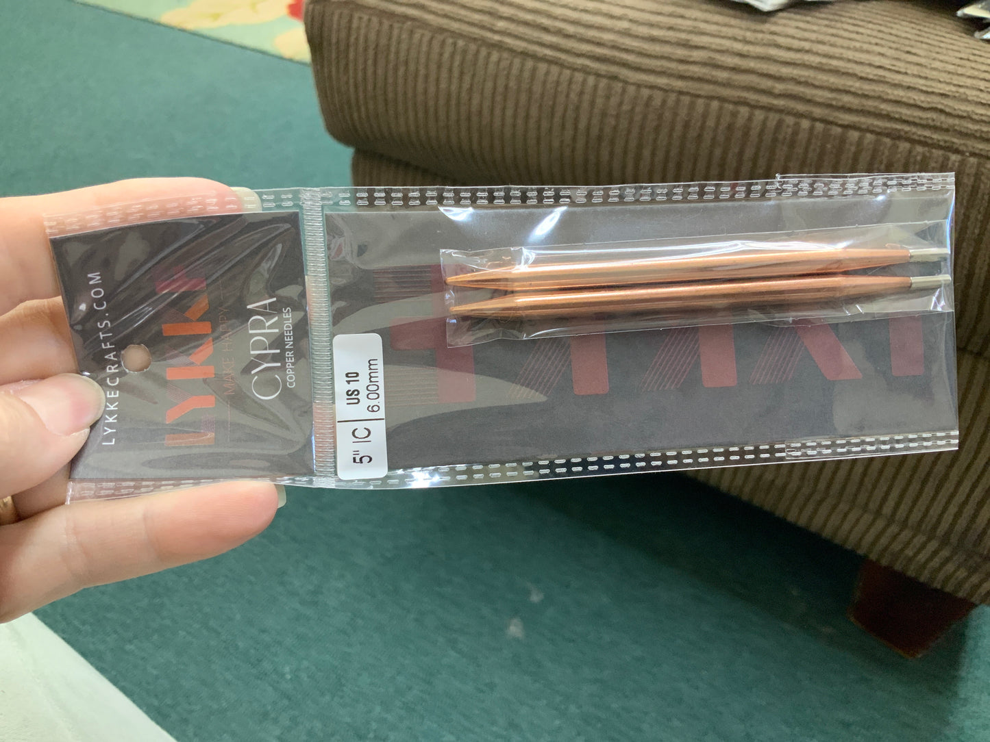 Lykke Cypra Copper INTERCHANGABLE needles