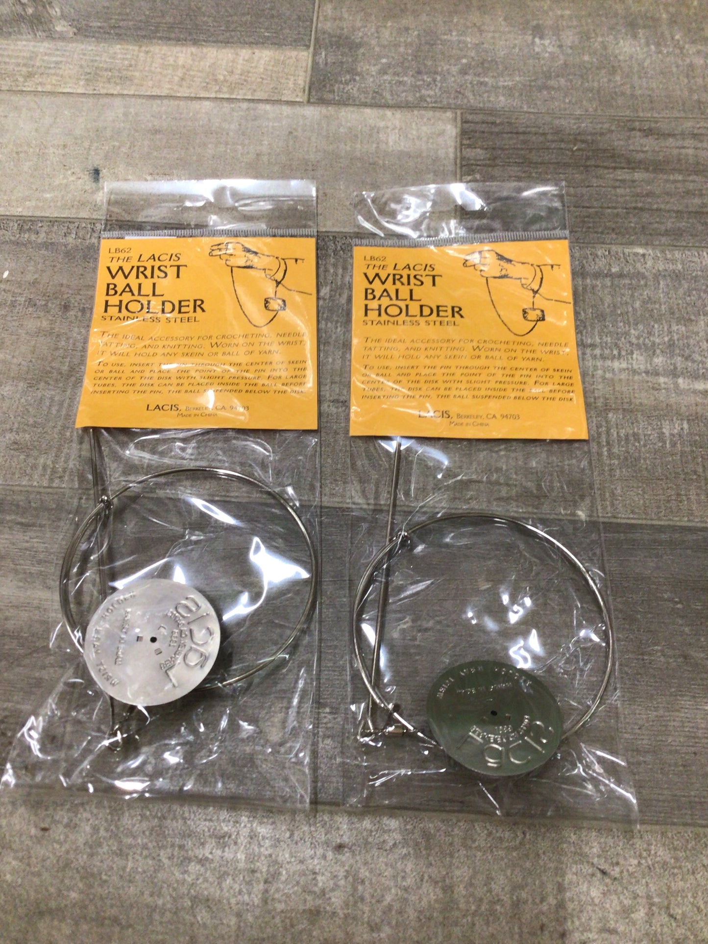 Lacis Stainless Steel Wrist Ball Holder