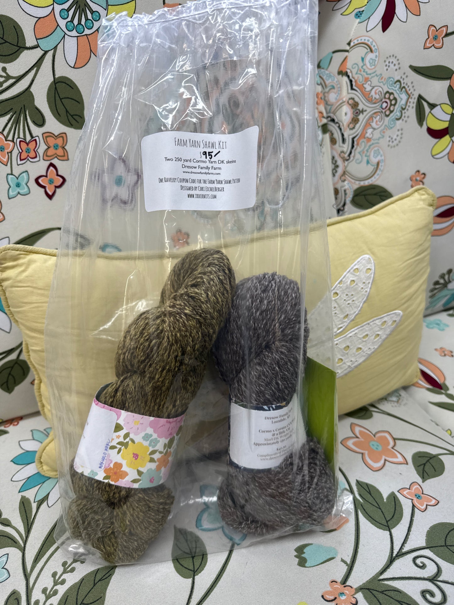 Farm Yarn Shawl kit