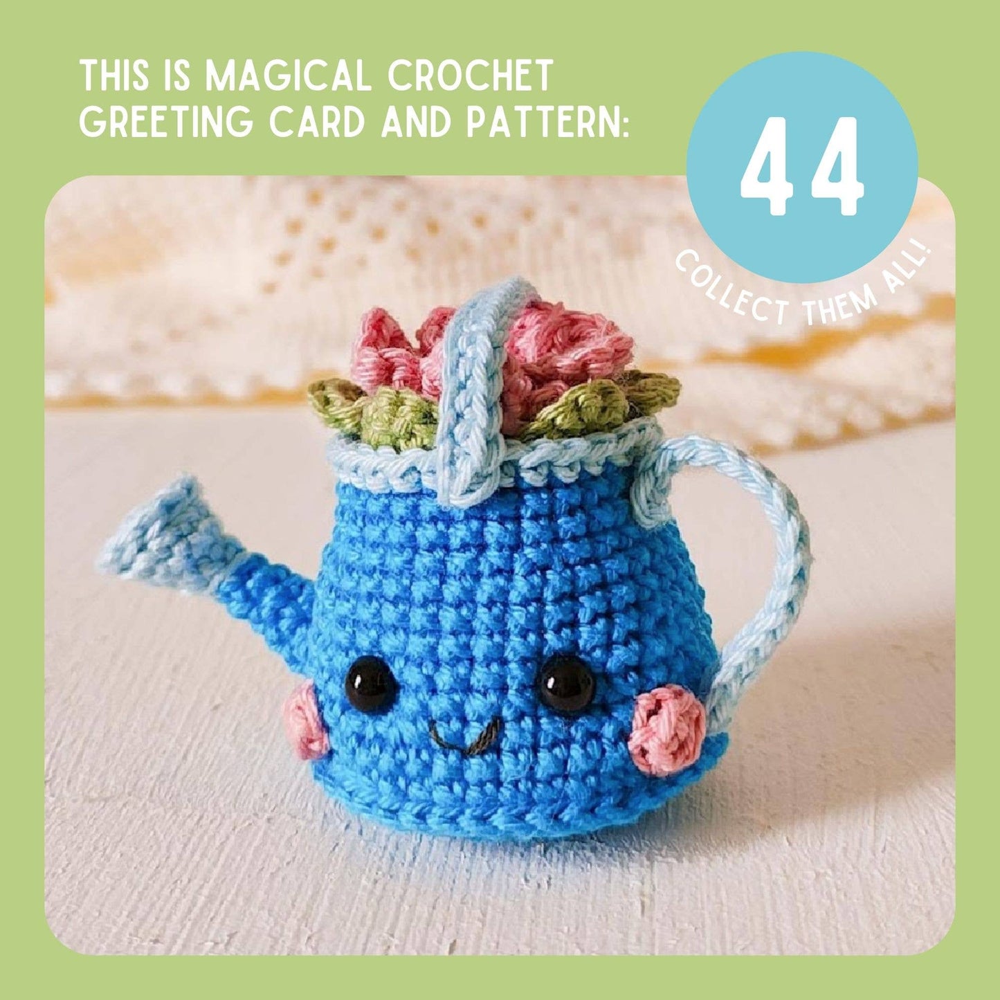 Everyday Card & Watering Can Crochet Pattern
