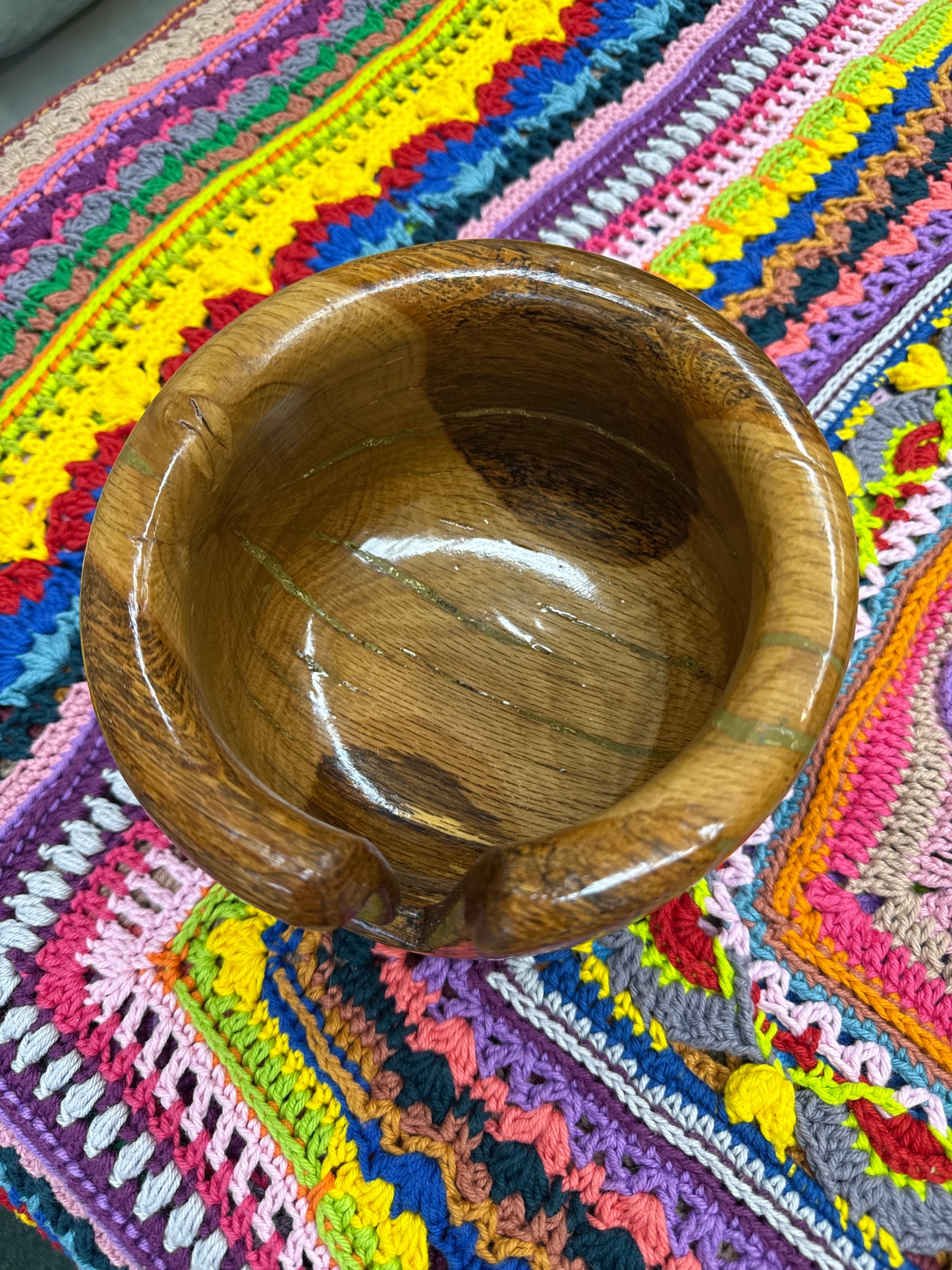 Oak Yarn Bowl