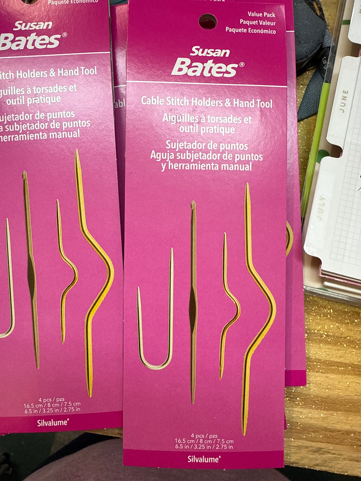 Susan Bates cable stitch holders and hand tools