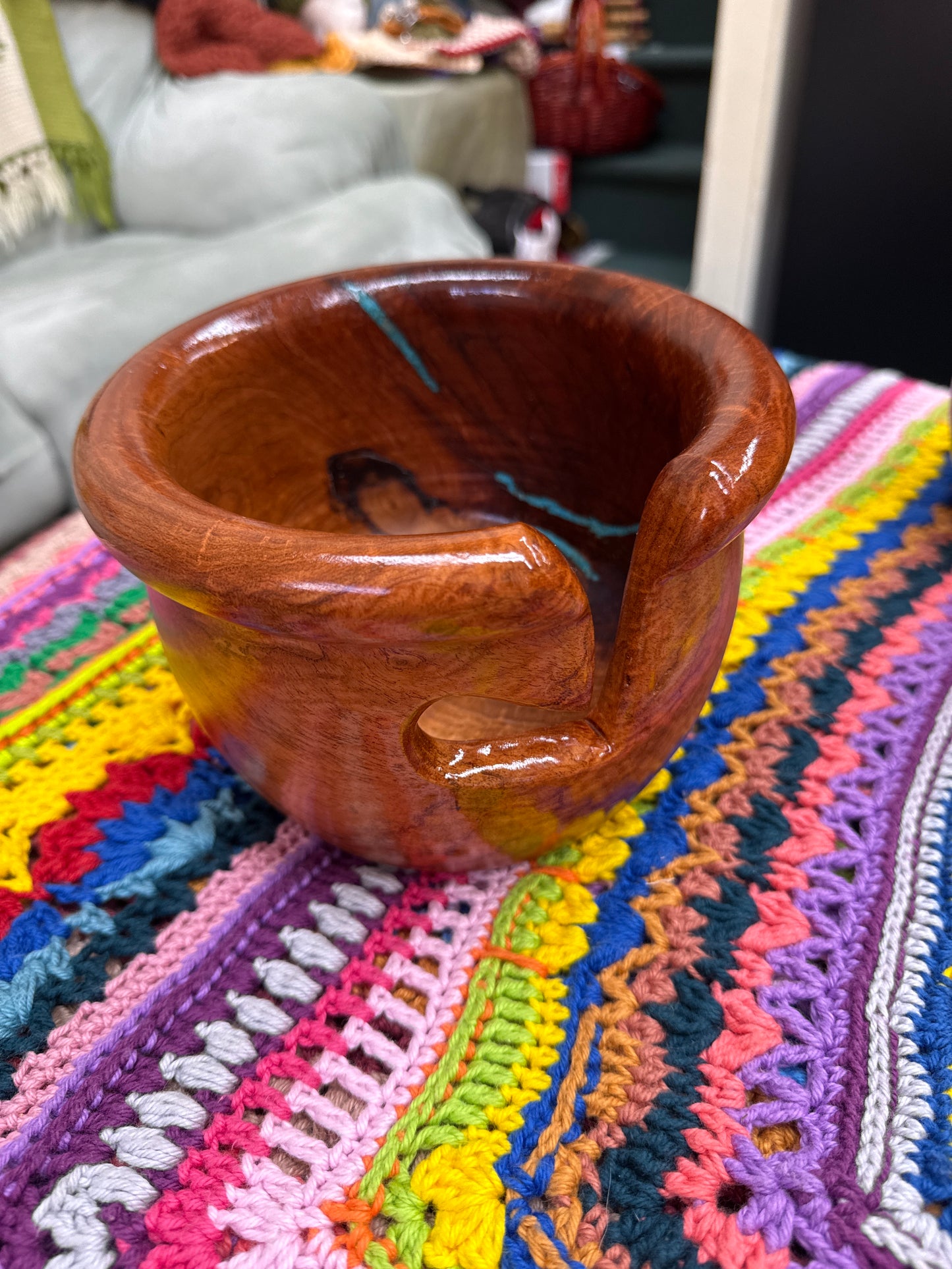 Mesquite Yarn Bowl