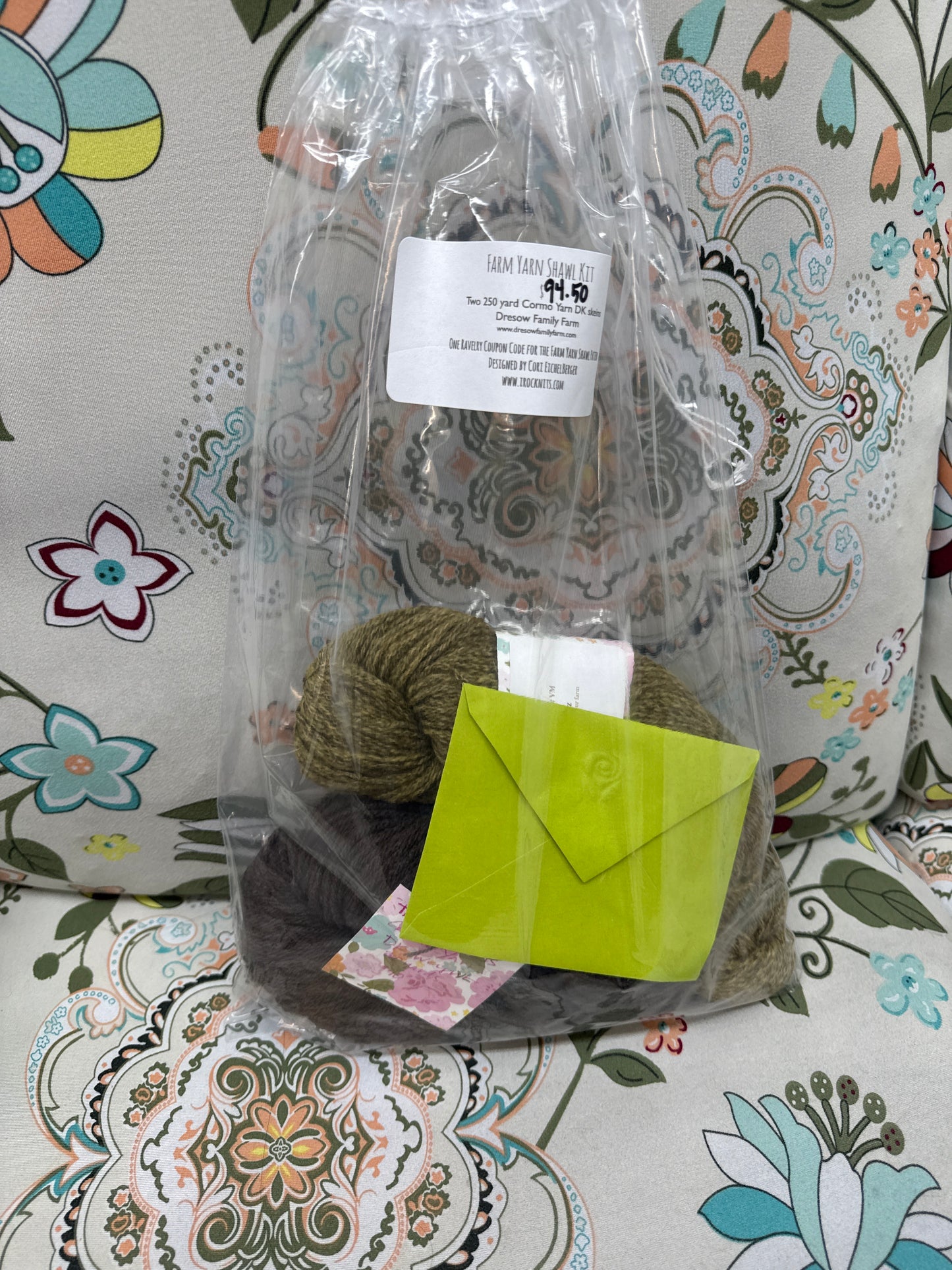 Farm Yarn Shawl kit