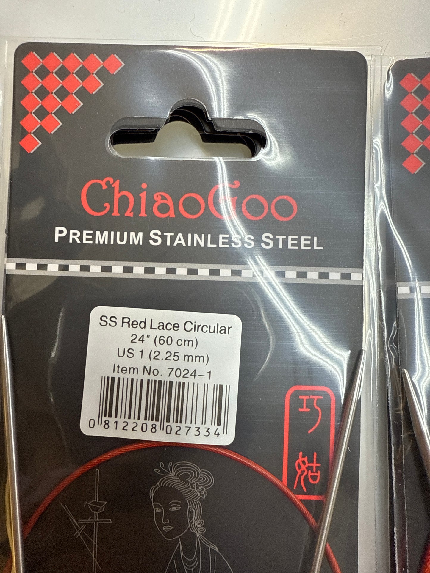 ChiaoGoo Red Lace 24" Circular Knitting Needles