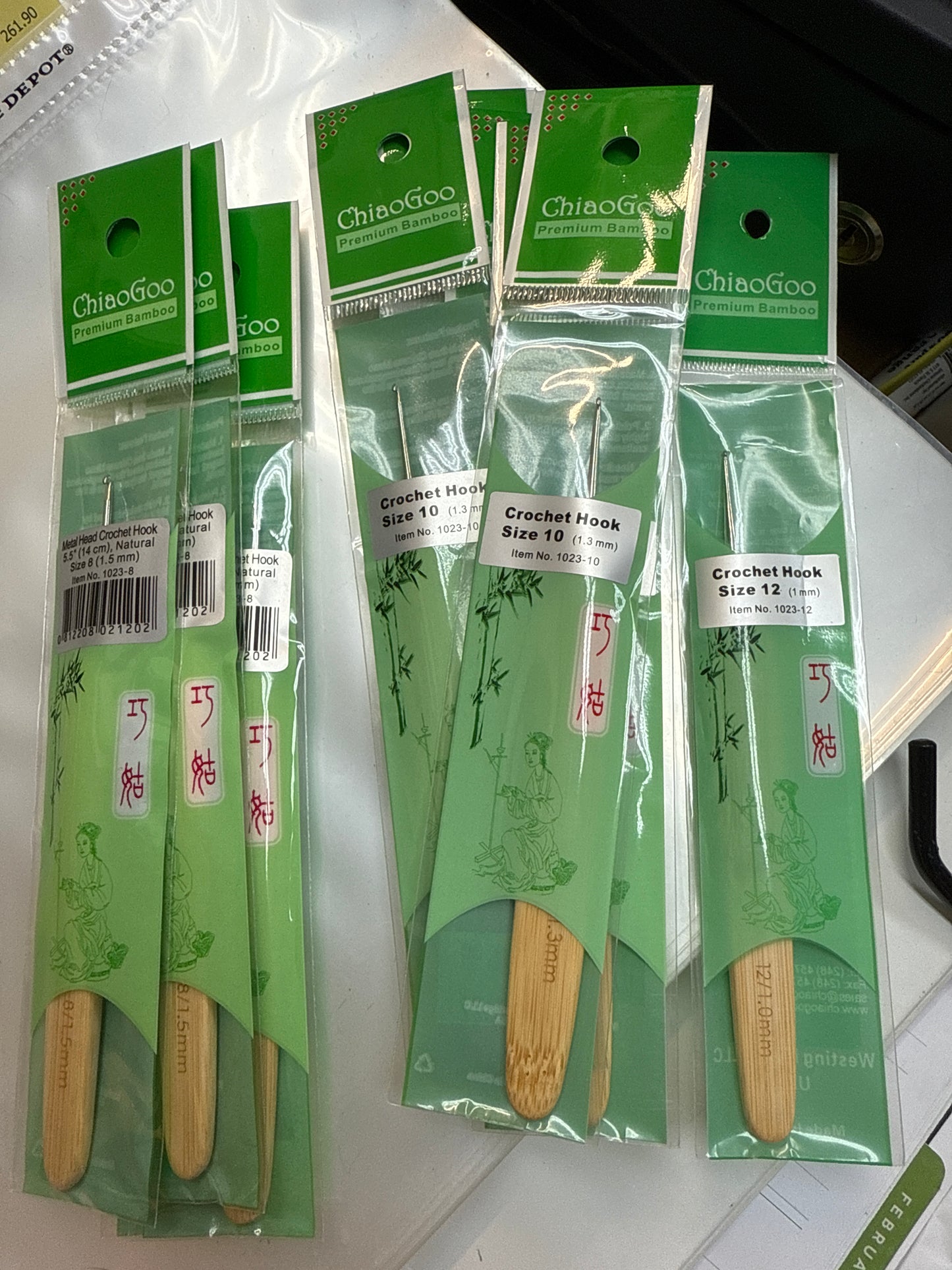 ChiaoGoo metal head crochet hook
