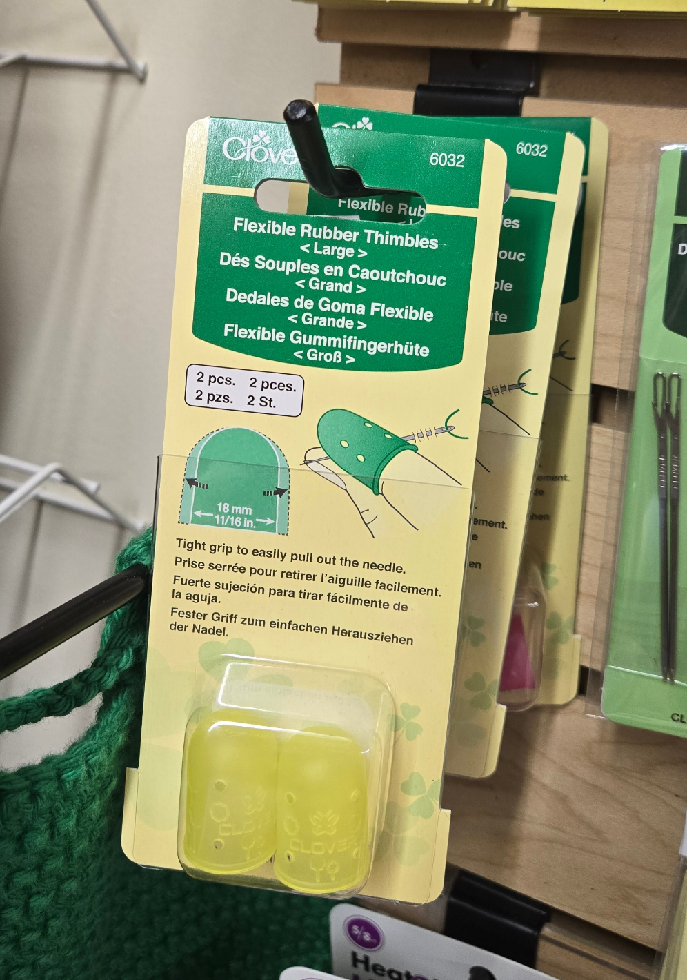 Clover flexible rubber thimbles