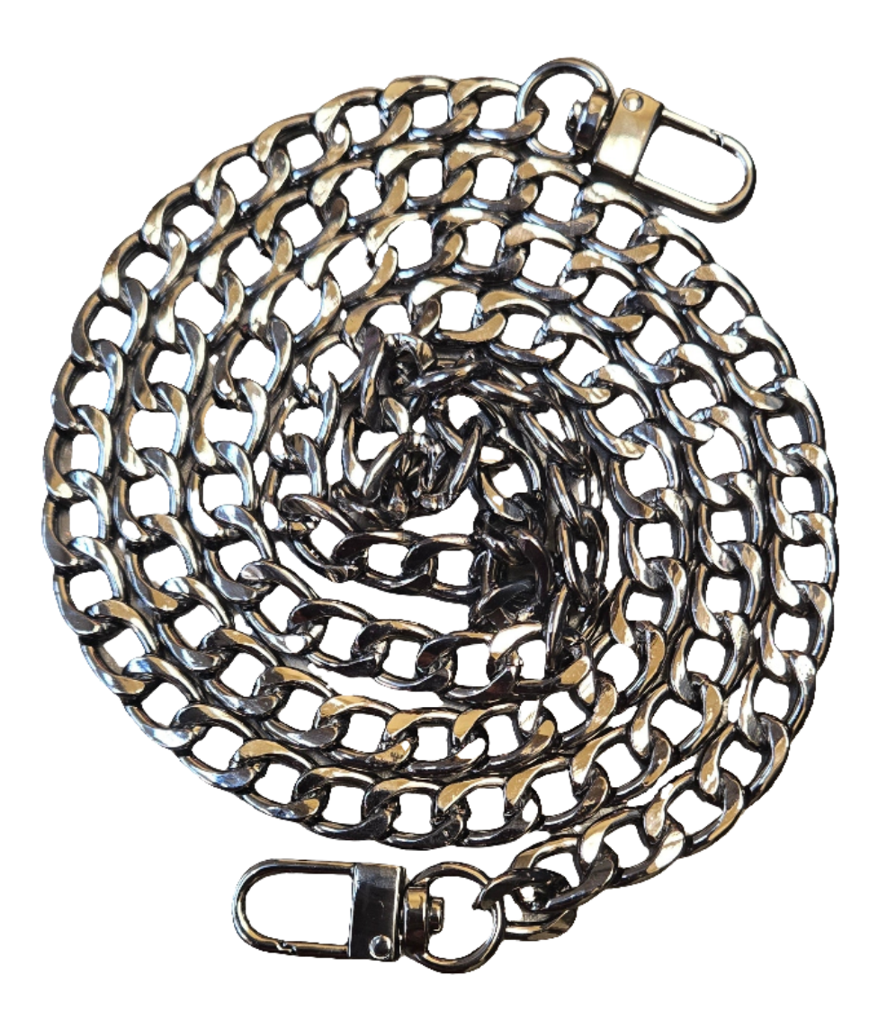 Crossbody Chain Bag Strap With Swivel Clasps