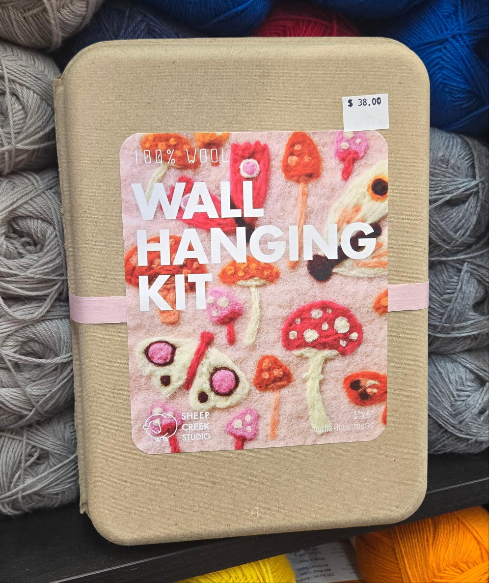 Moths and Mushrooms Wall Hanging Kit
