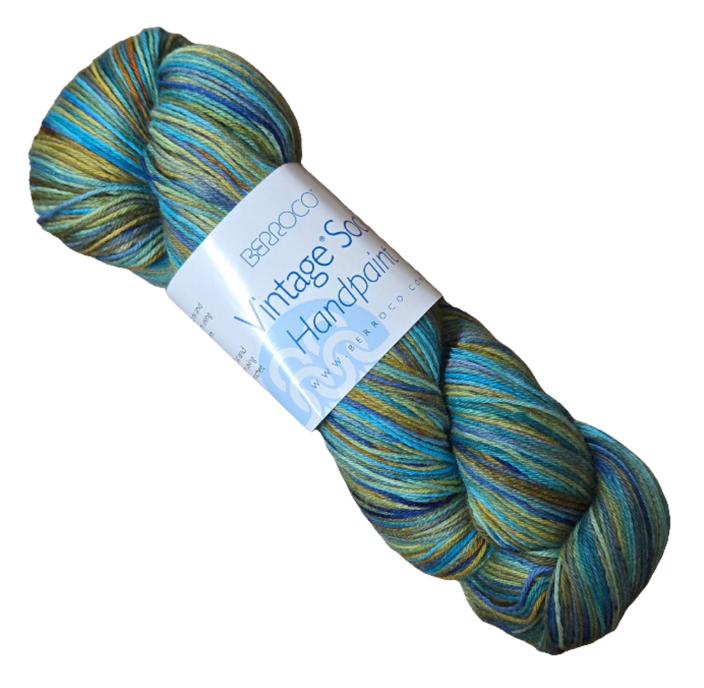 Vintage sock Handpaint