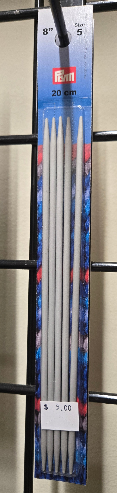 Prym 8" Double Pointed Knitting Needles