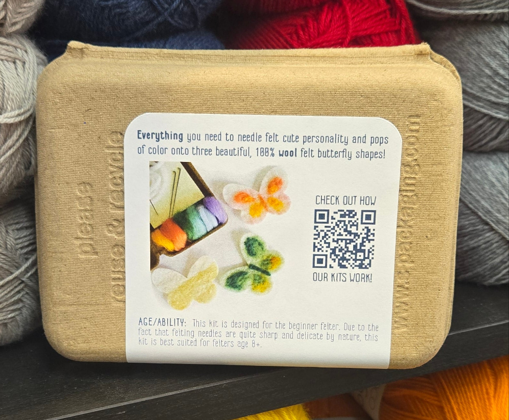 Mini Felt Butterflies Craft Kit