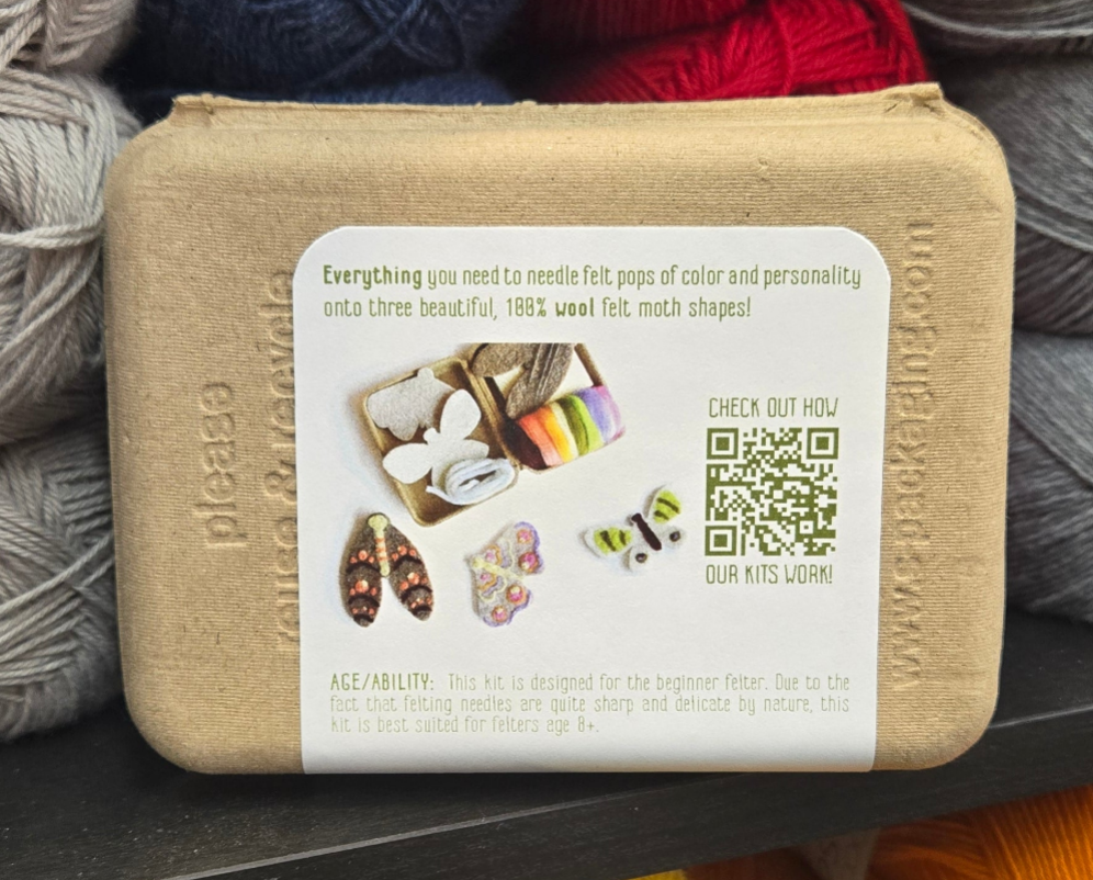 Mini Felt Moths Craft Kit