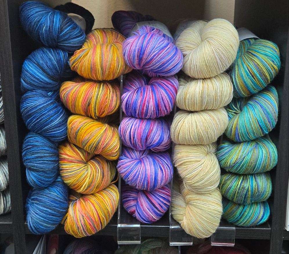 Vintage sock Handpaint