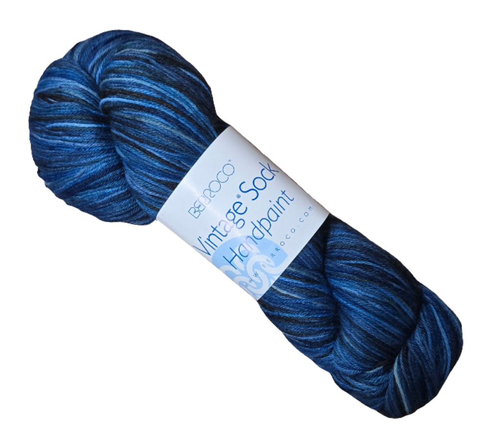 Vintage sock Handpaint
