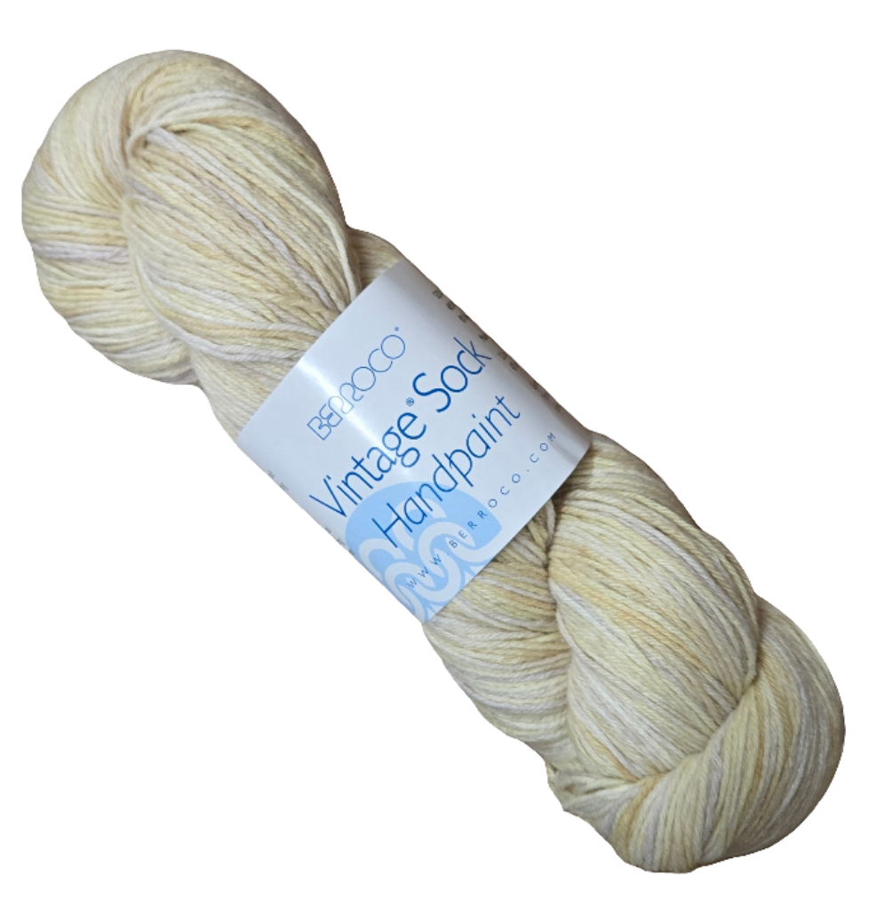 Vintage sock Handpaint