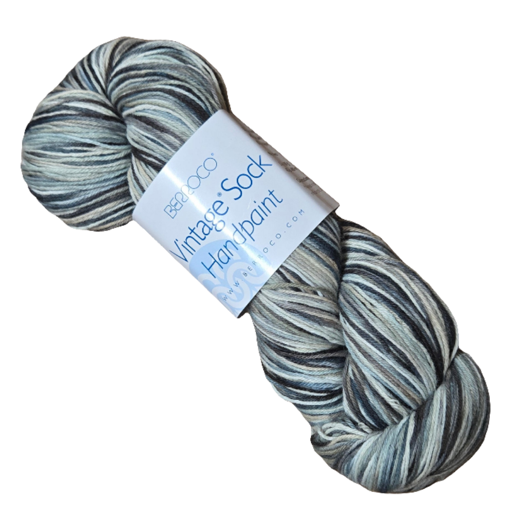 Vintage sock Handpaint