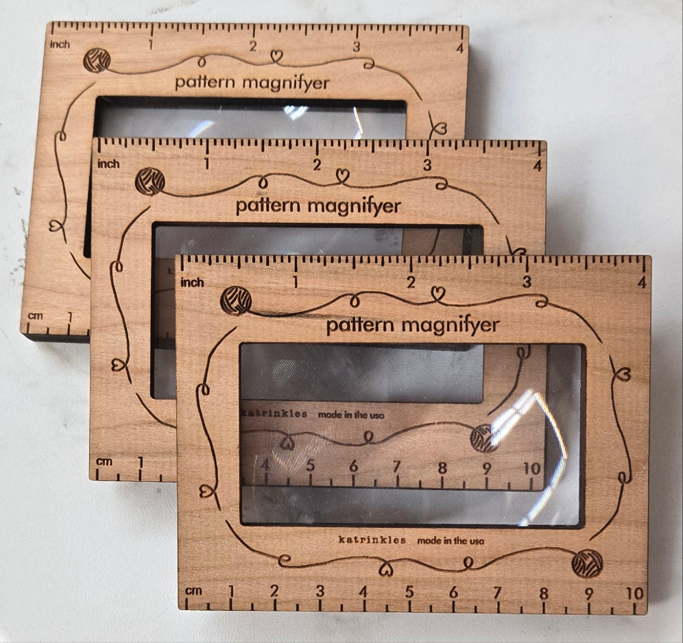 Katrinkles Wooden Pattern Magnifier