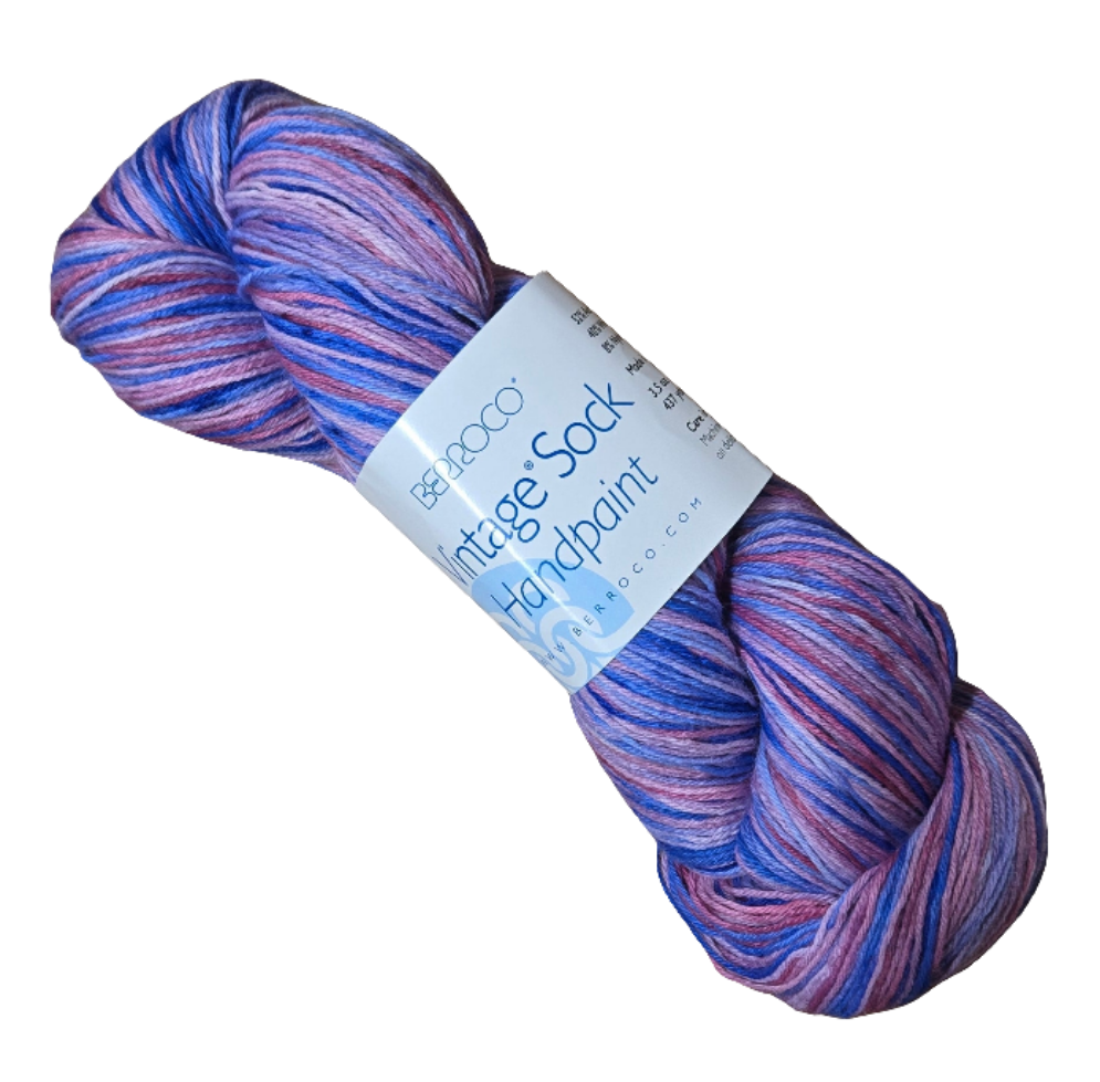 Vintage sock Handpaint