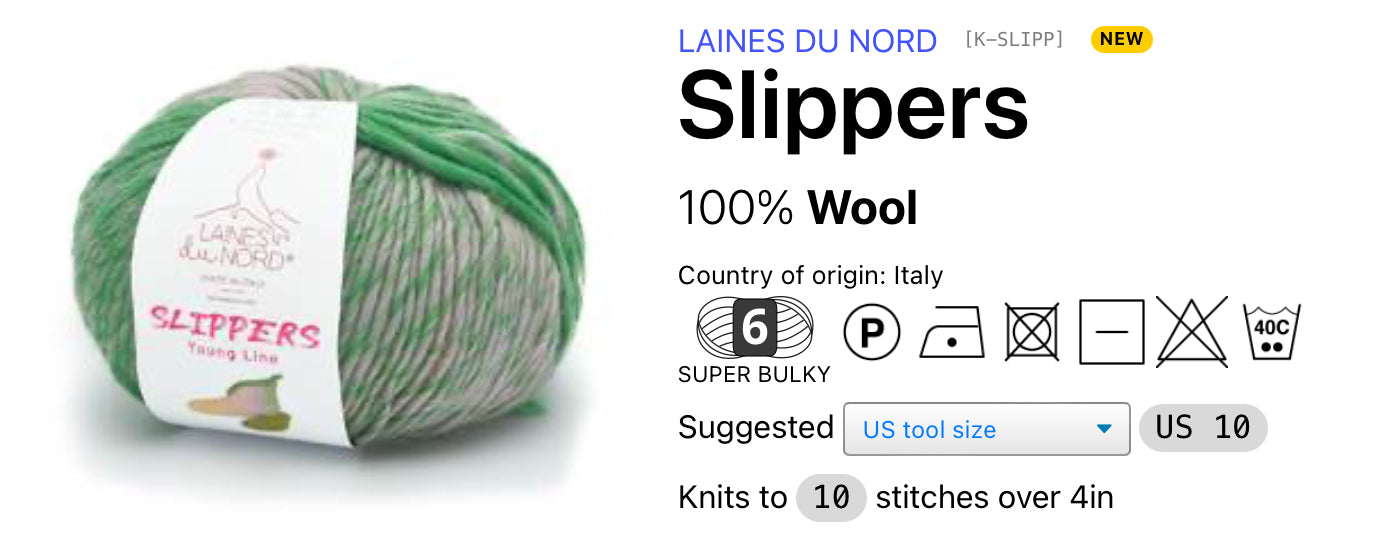 Laines Du Nord Slippers