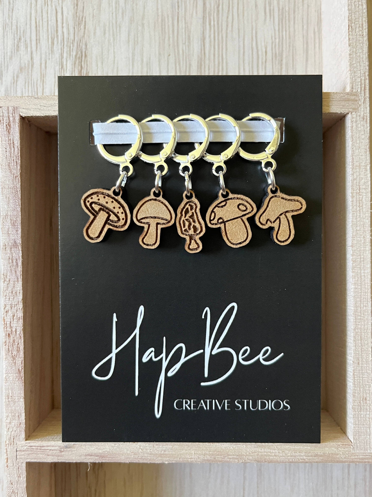 MAGIC MUSHROOM Stitch Marker set