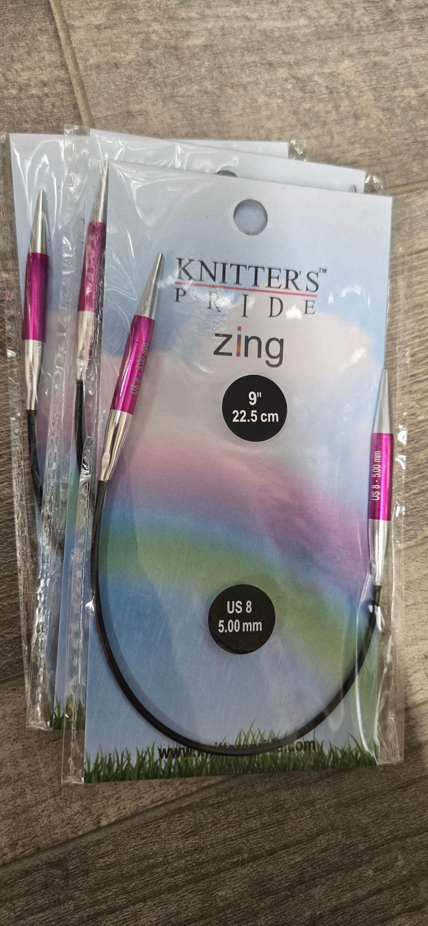 Knitter's Pride Zing 9" Circular Needles