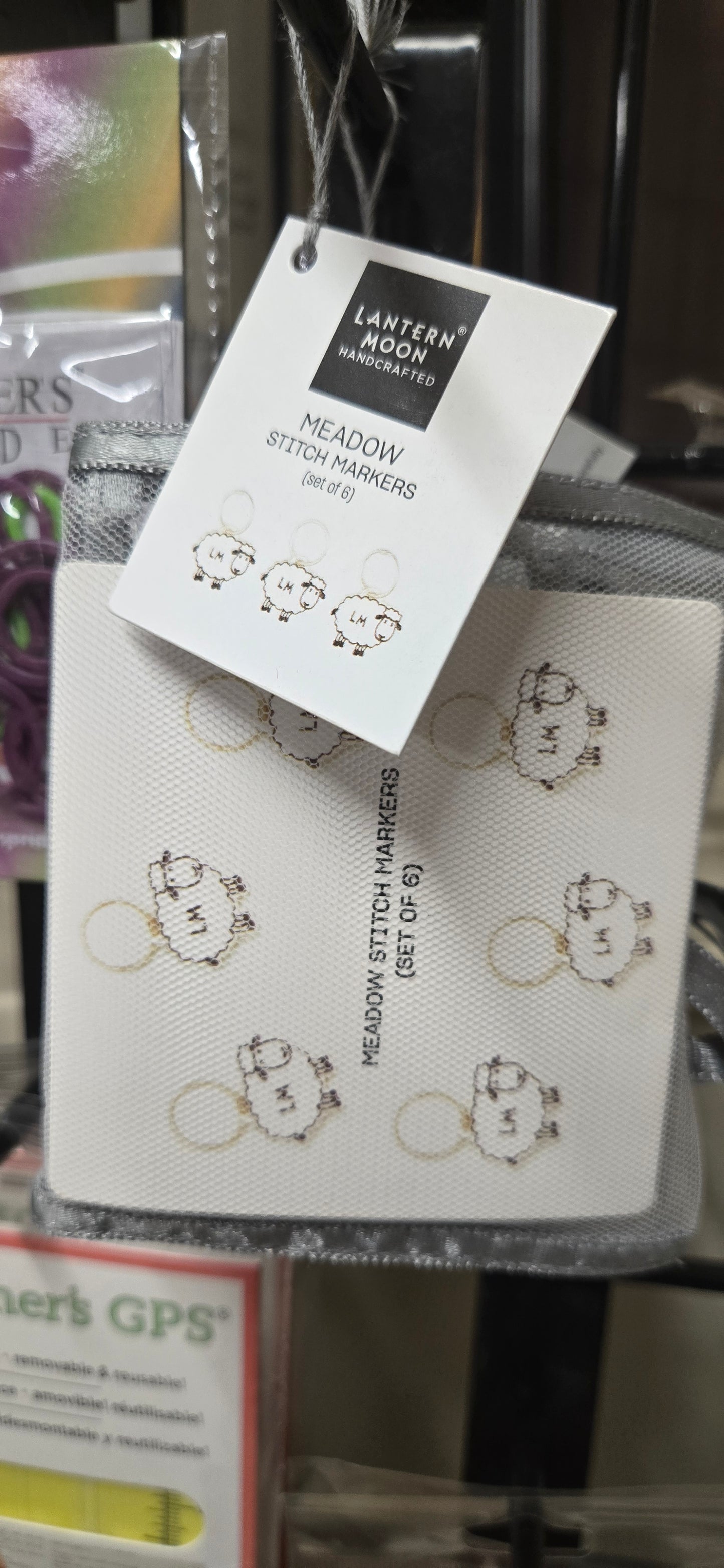 Lantern Moon Meadow Stitch Markers (set of 6)