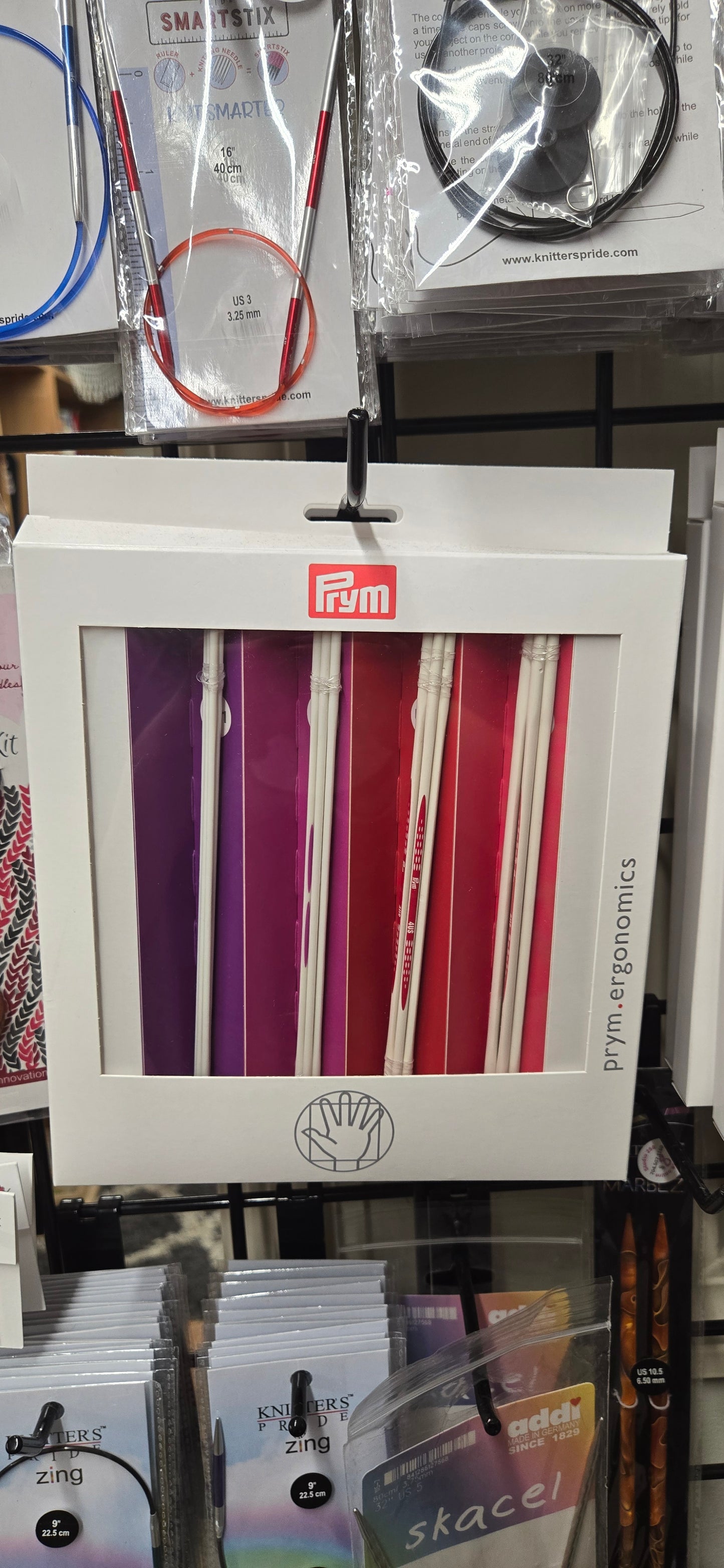Prym ergonomic double pointed knitting needles