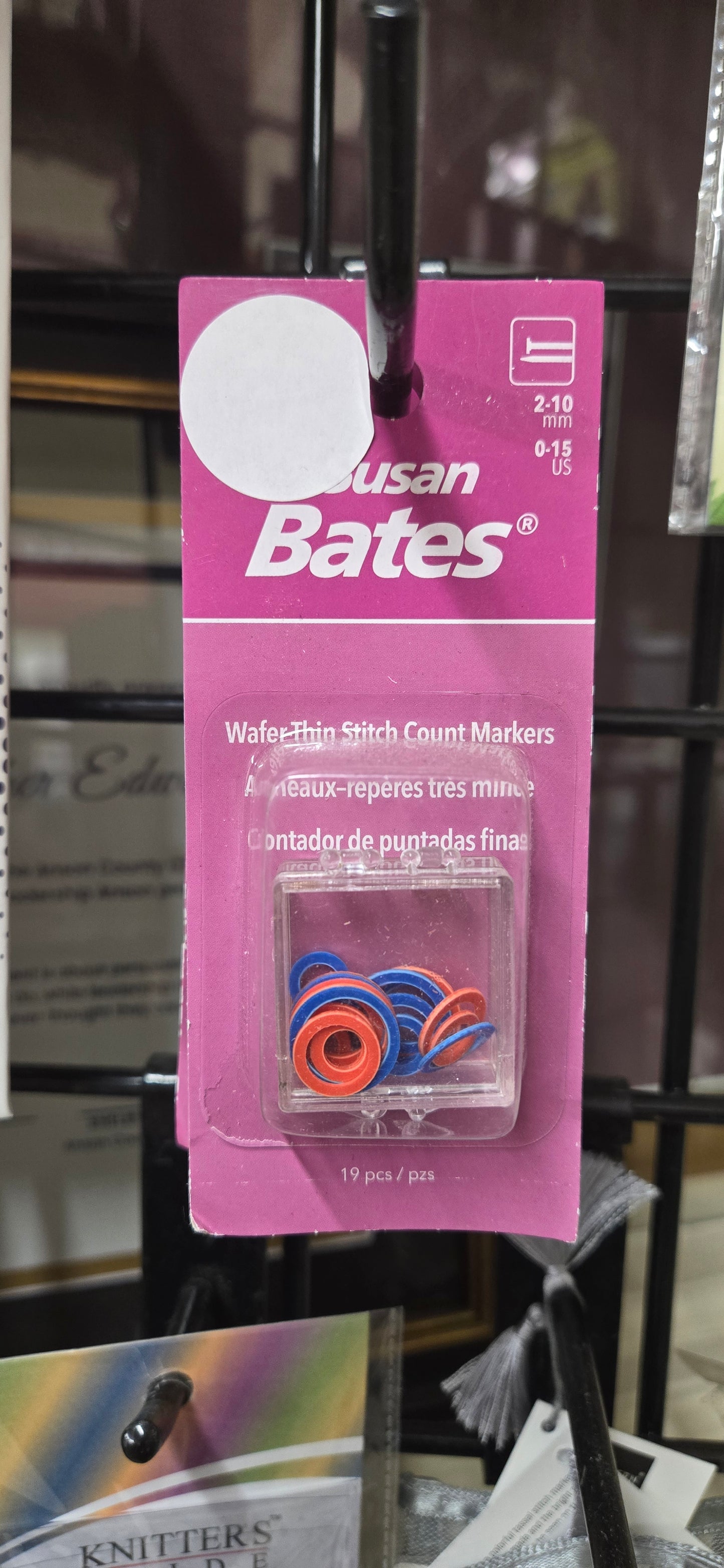 Susan Bates wafer thin stitch count markers