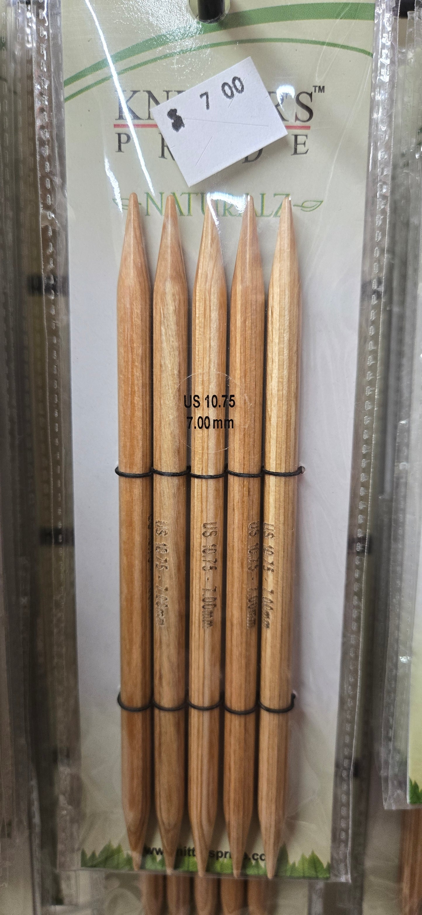 Knitter's Pride Naturalz Wooden 6" Double Pounted Needles