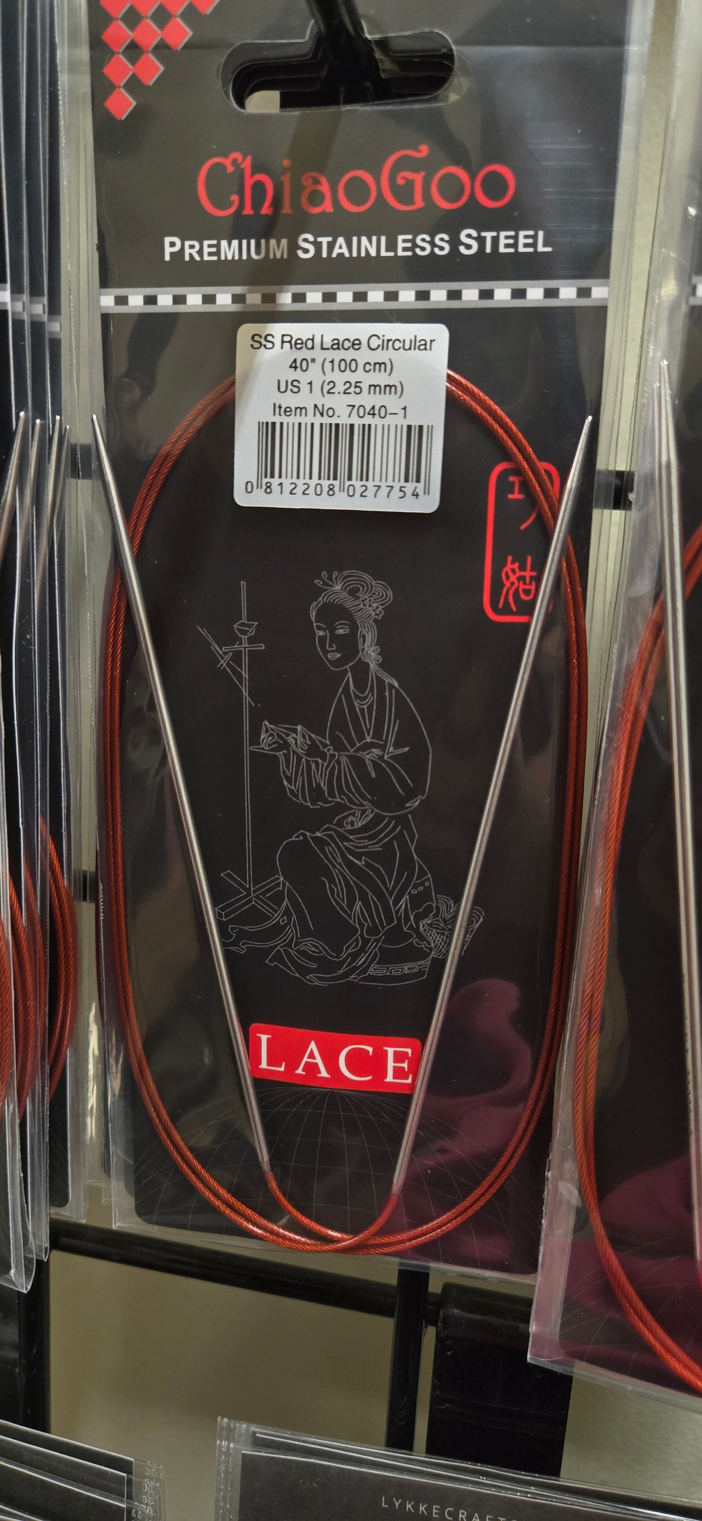 ChiaoGoo Red Lace 40" Circular Knitting Needles