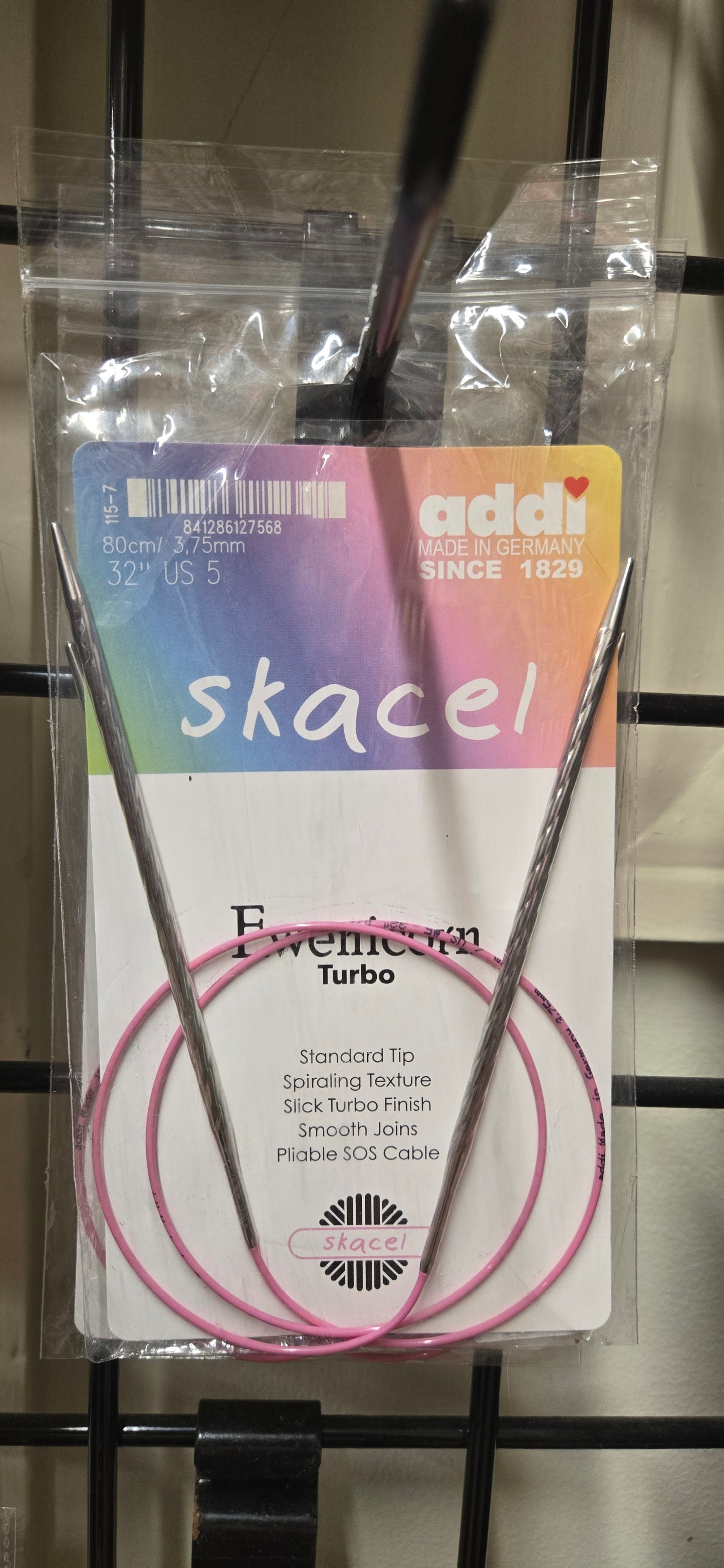 Addi Skacel Ewnicorn Turbo US 5 (3.85mm) 32" Circular Knitting Needles