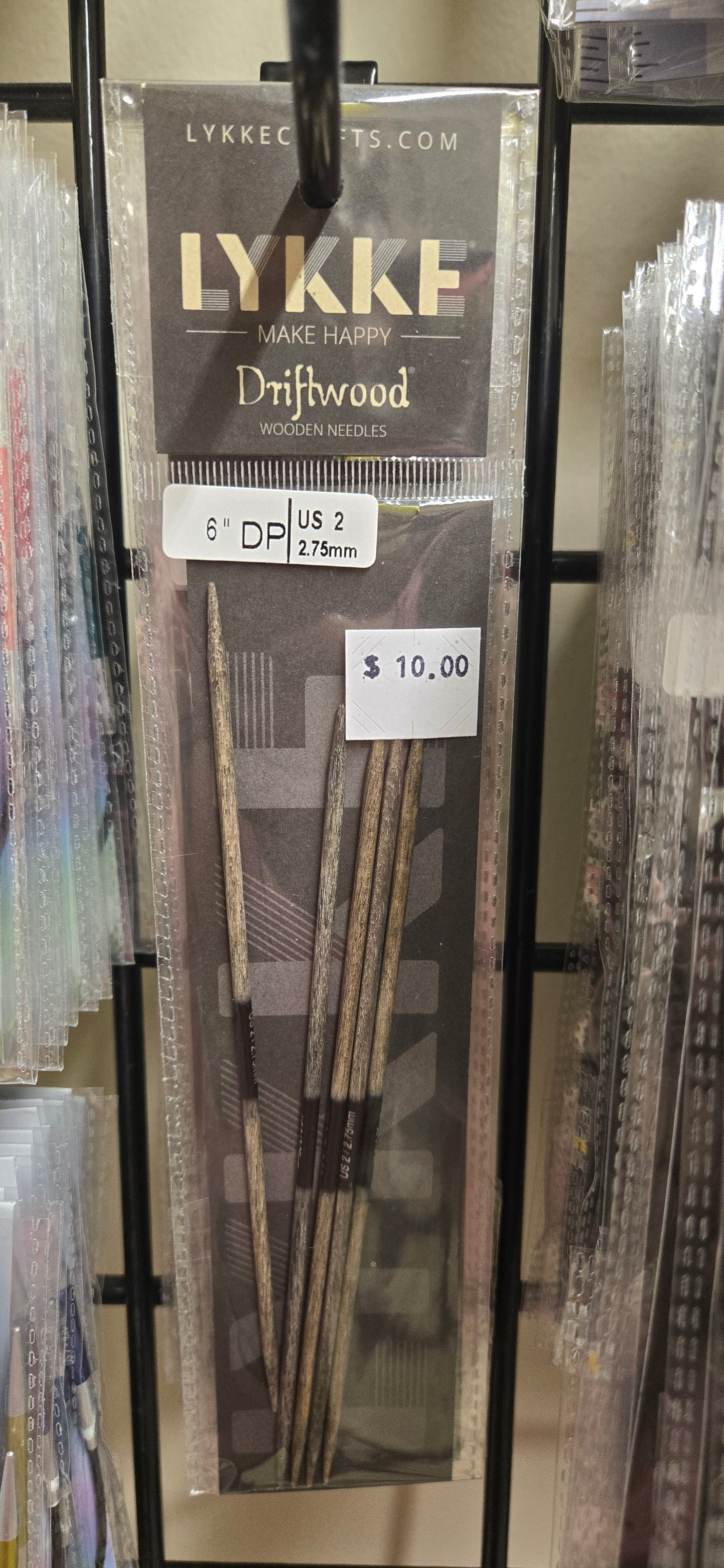 LYKKE Driftwood 6" Double Pointed Knitting Needles