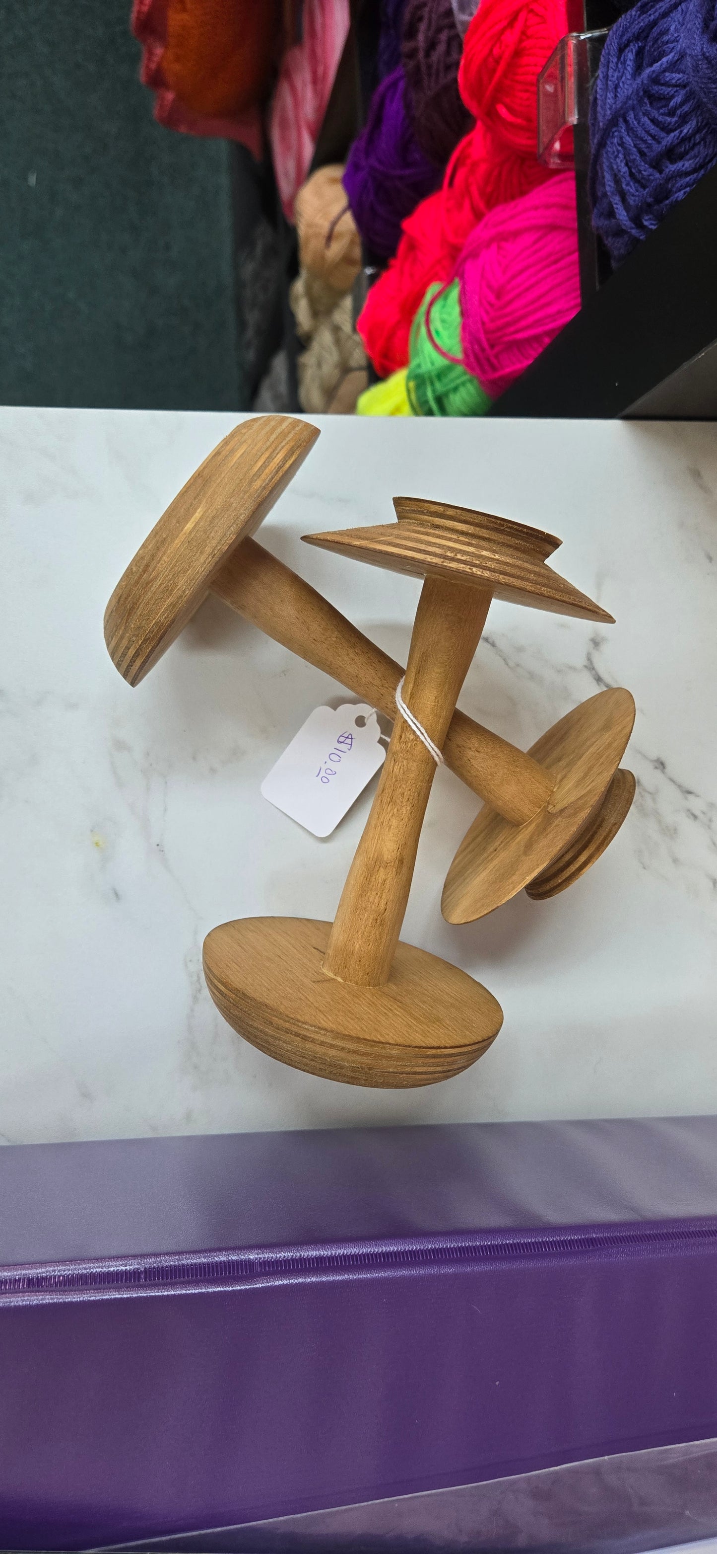 Set of Bobbins for Spinning Wheel