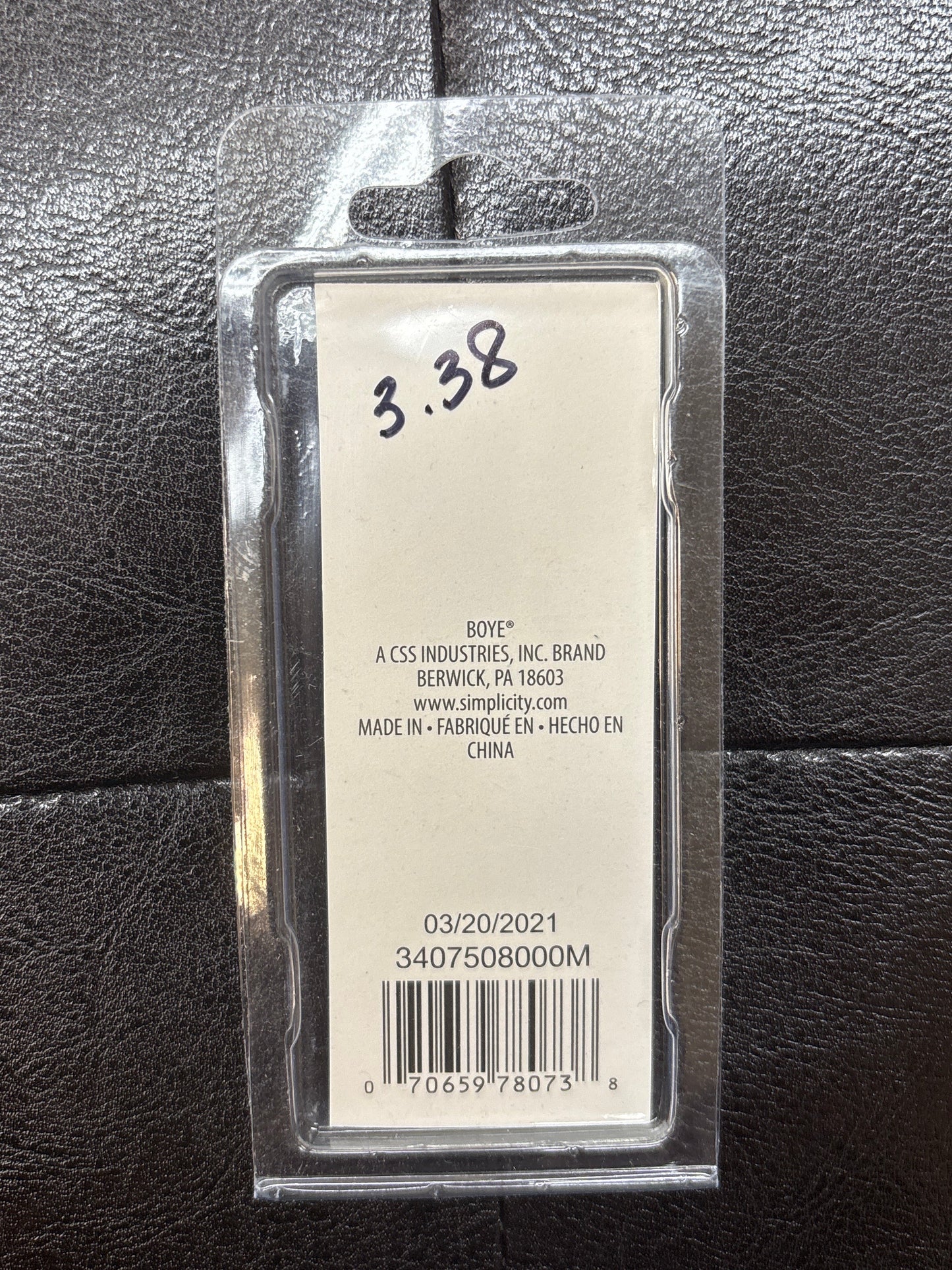 Boye Yarn Needles (Plastic)