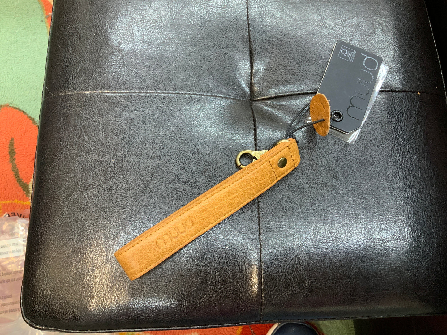 Cami Leather wristlet strap MUUD