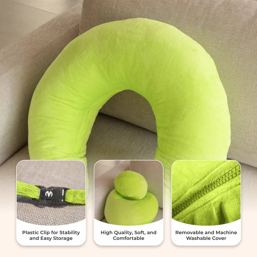 Crafteaze Standard Pillow - Green