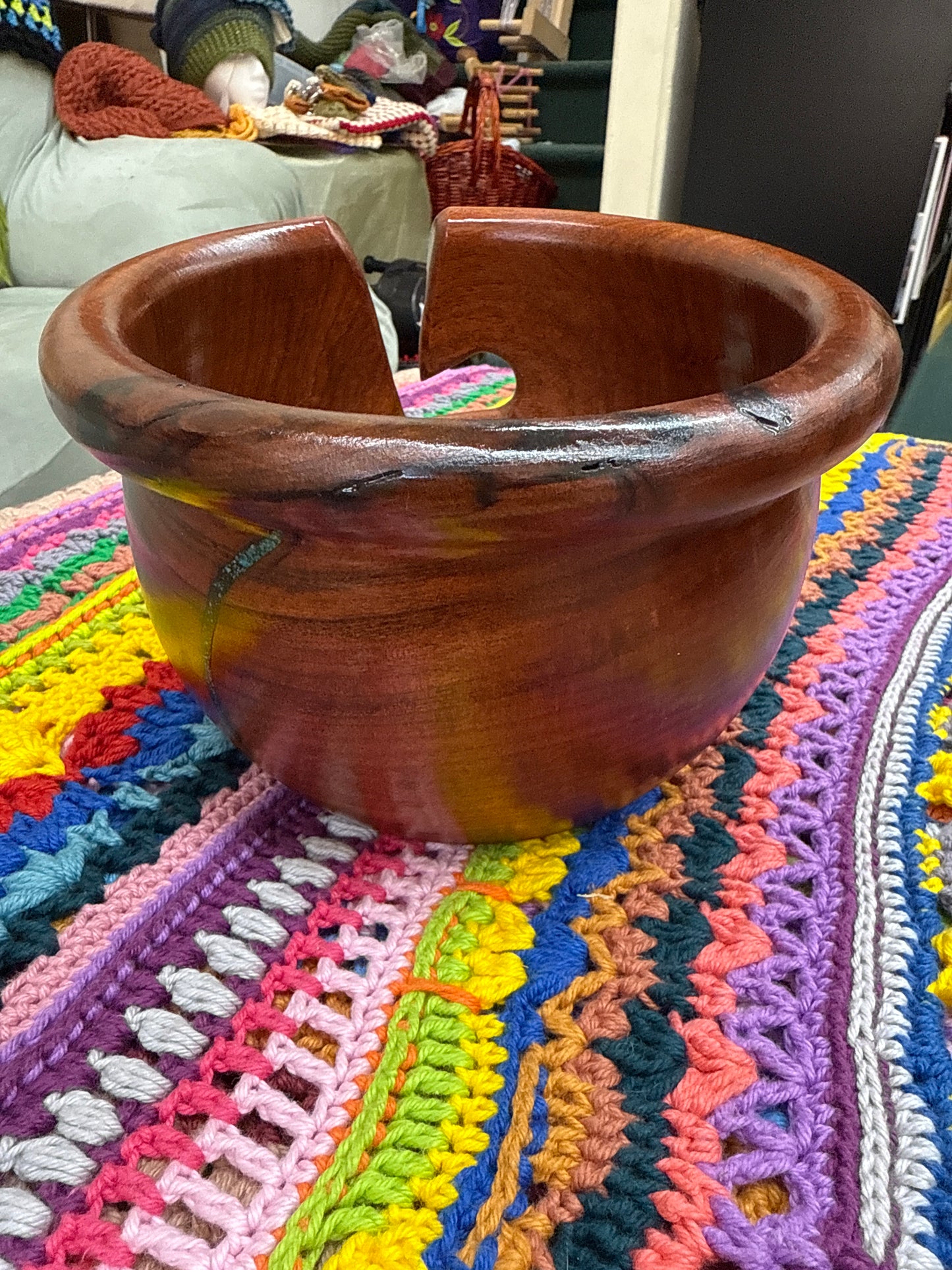 Mesquite Yarn Bowl