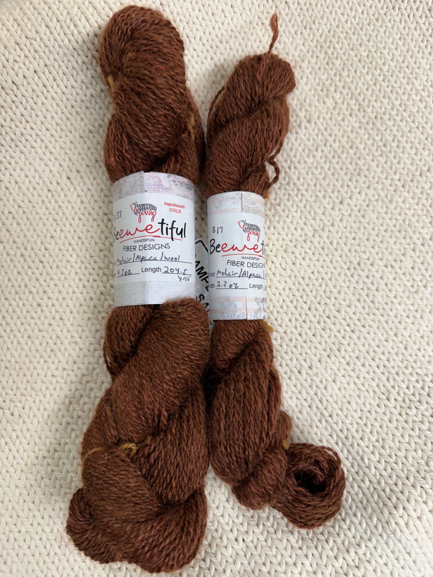 Be “ewe” tiful Fiber Designs Hand Spun Yarn & Gifts