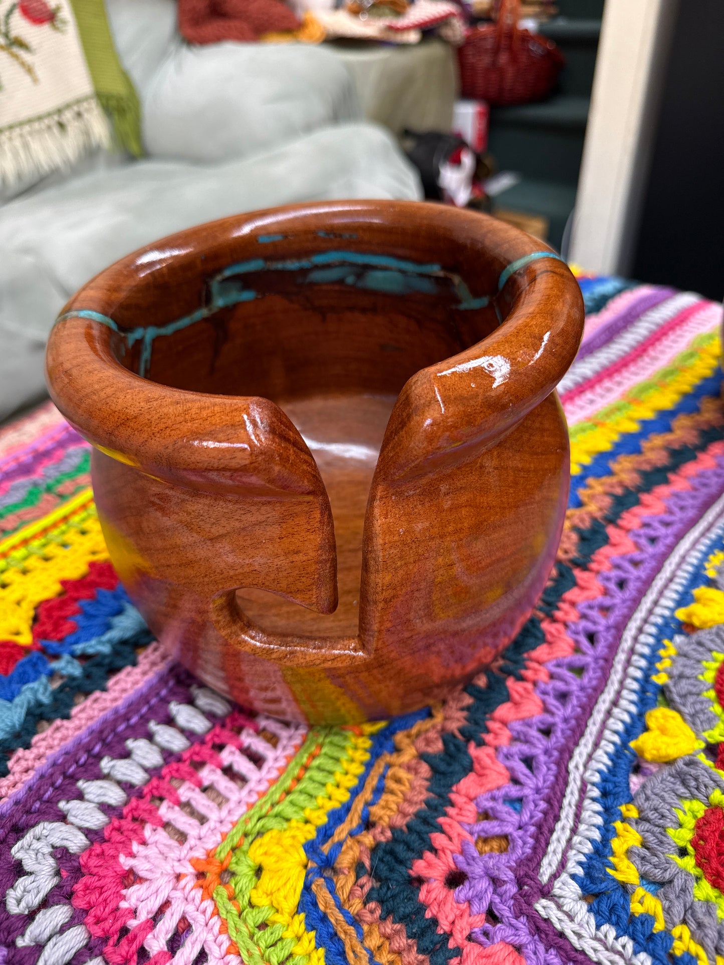 Mesquite Yarn Bowl