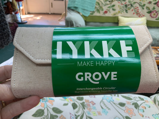 Lykke bamboo interchangable knitting set 3.5” needles