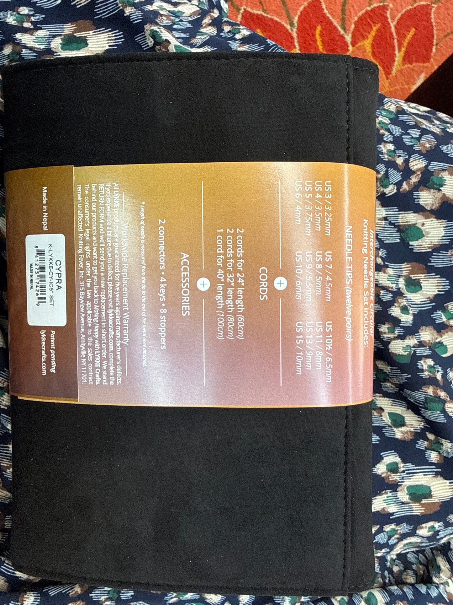 Lykke Cypra 5” interchangeable needle set