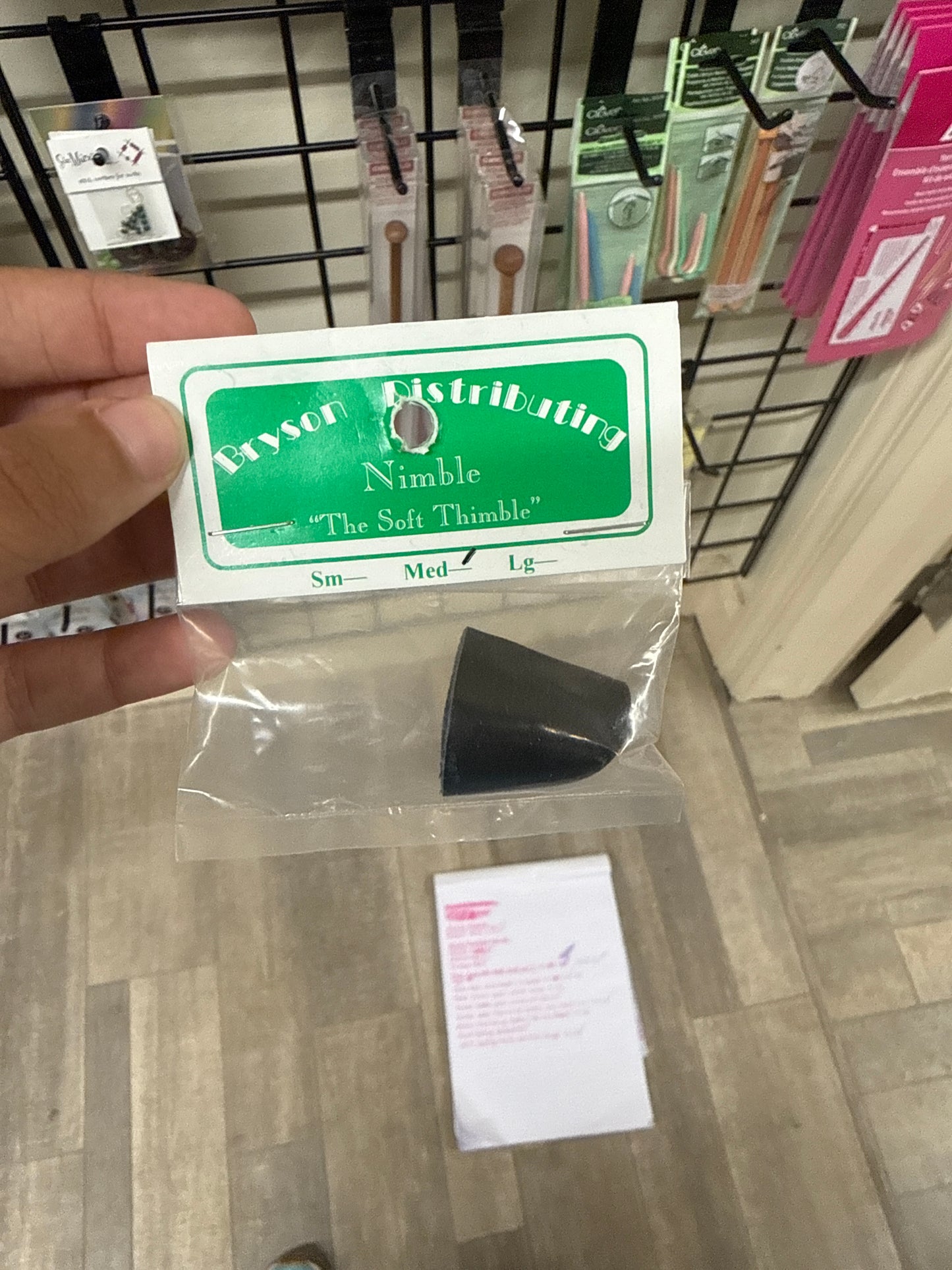Bryson distributing nimble “the soft thimble”