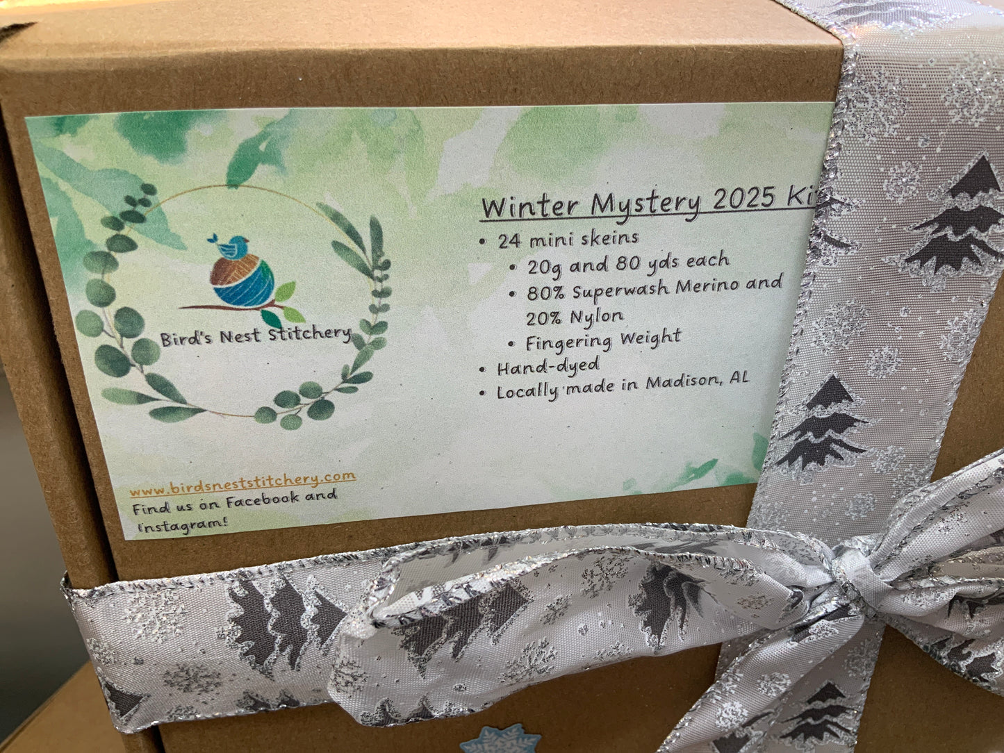 Bird’s Nest Stitchery Advent Kit