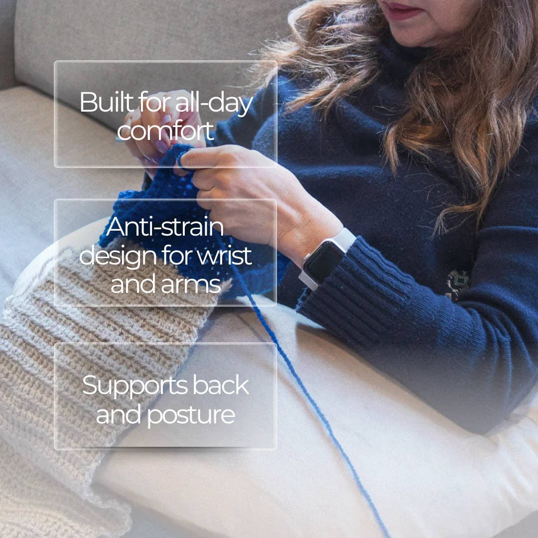 Crafteaze Standard Pillow - Grey