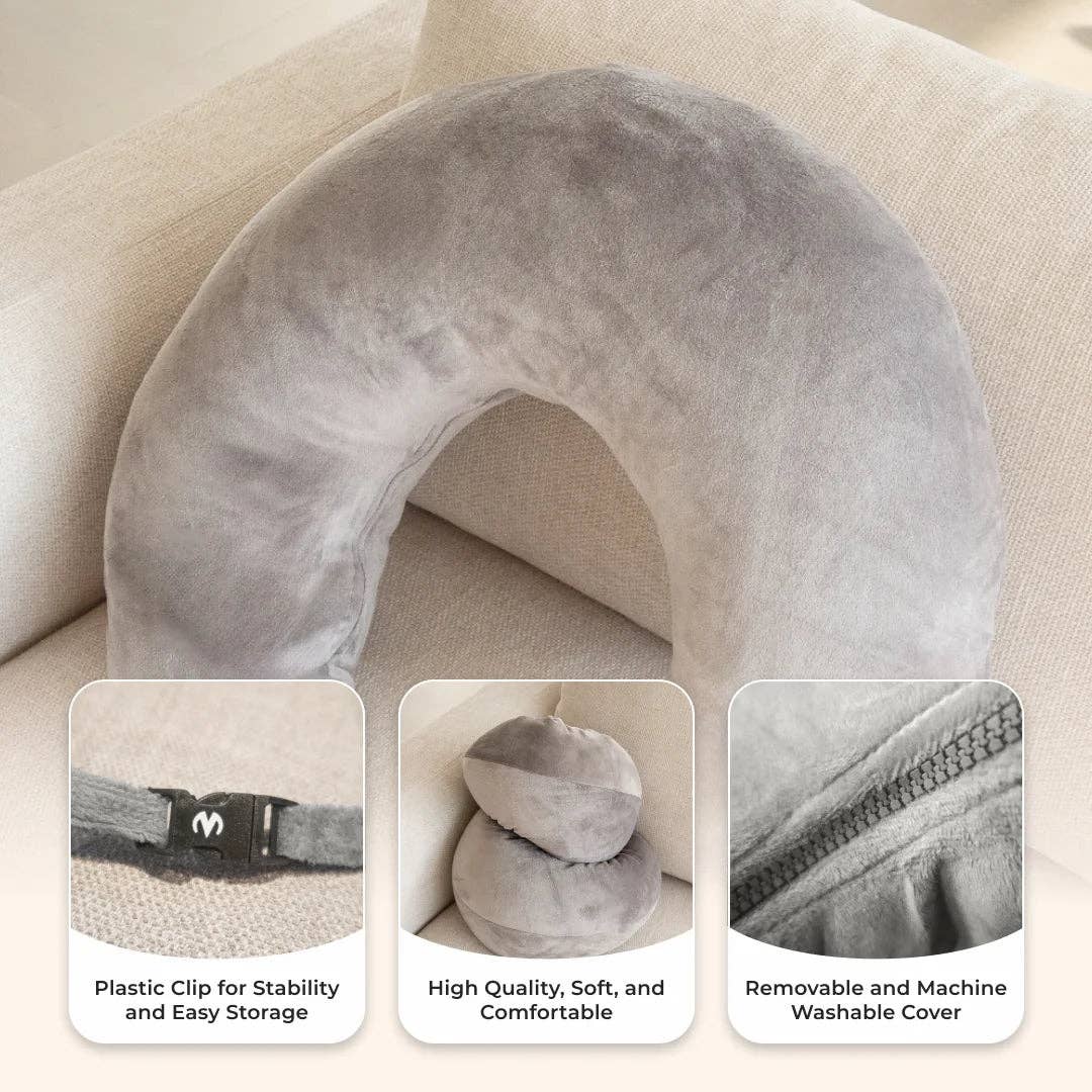 Crafteaze Standard Pillow - Grey