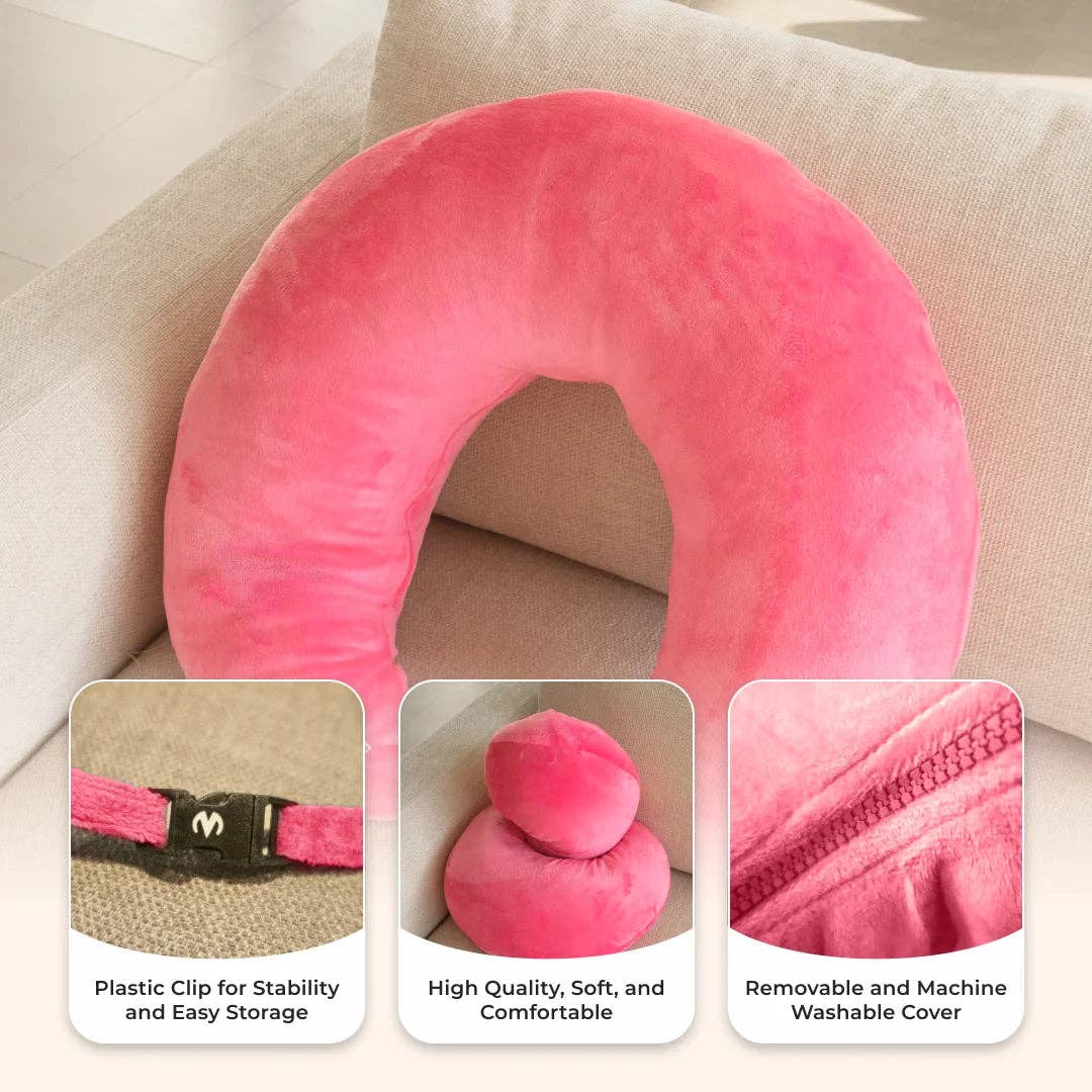 Crafteaze Standard Pillow - Pink