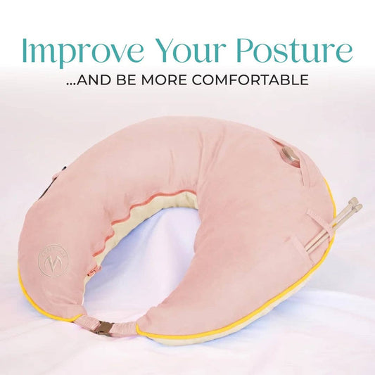 Crafteaze Suede Beige/Pink Maker's Pillow