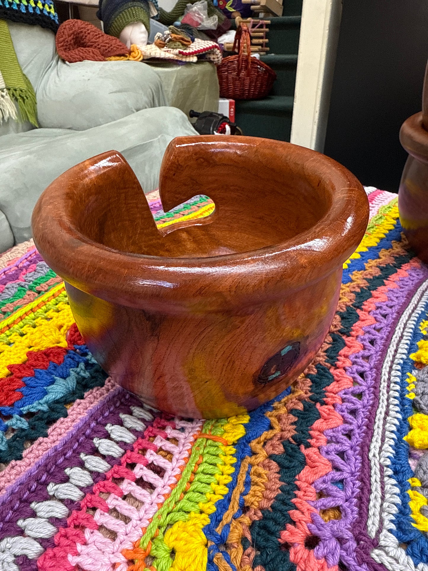 Mesquite Yarn Bowl