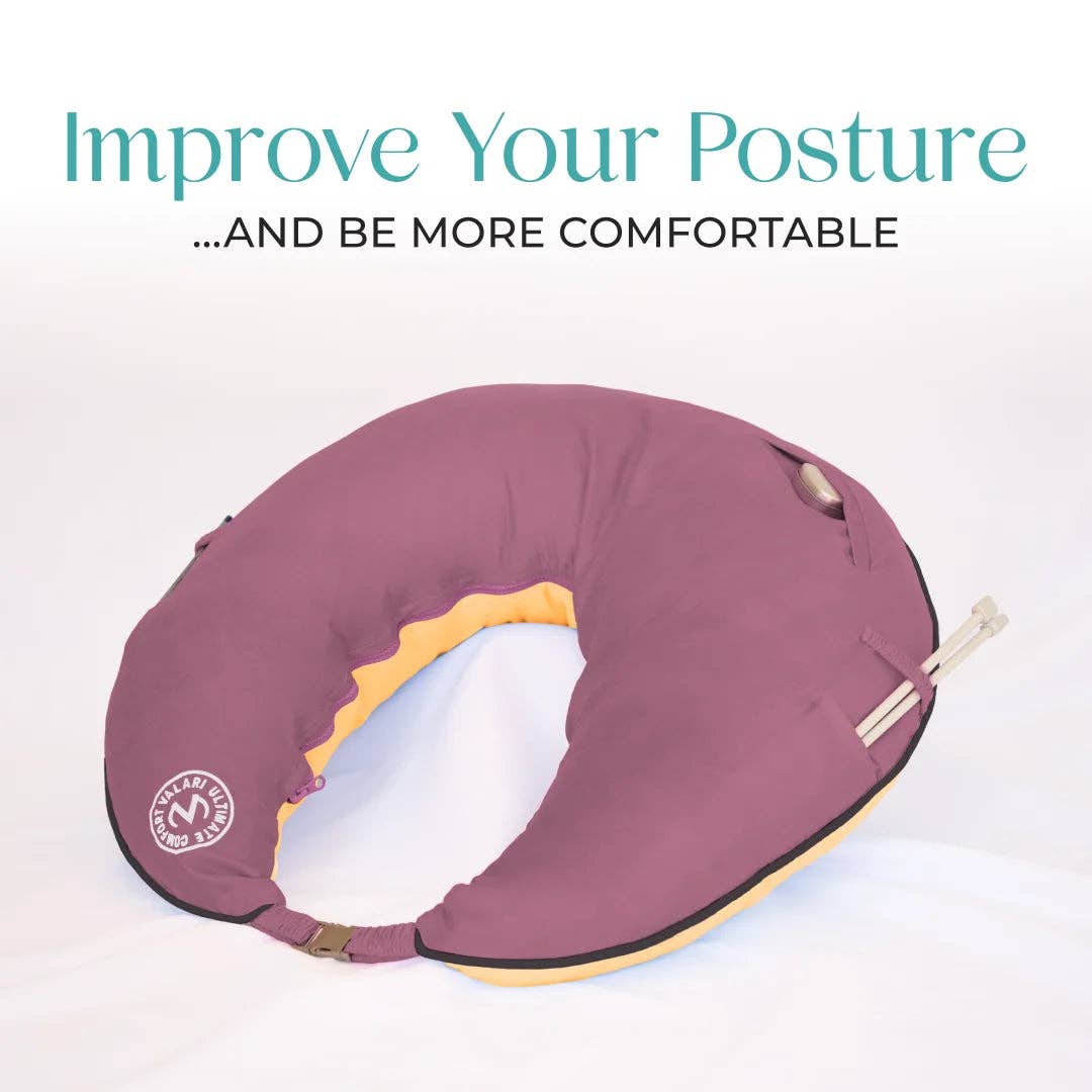 Velvet Purple/Orange Maker's Pillow
